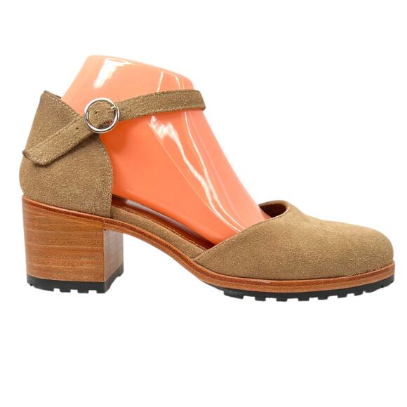 Portland Leather Goods PATINA Mary Jane Shoes in Beige Women's Size EU 40 = US 9 - Picture 1 of 14
